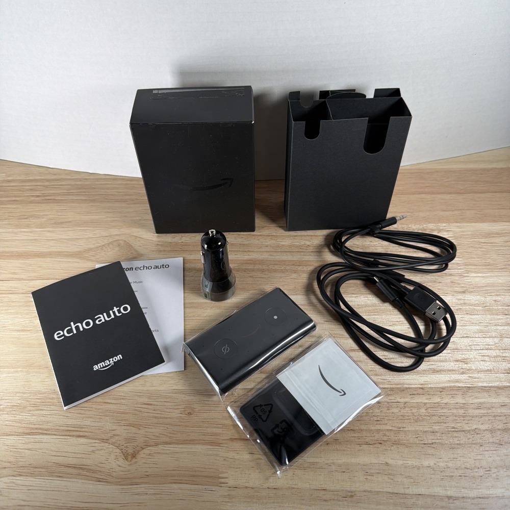Amazon BP39CN Echo Auto Smart Assistant - Black Brand New Open Box